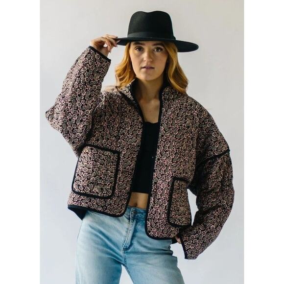 Free People Handbags - Free People Chloe Jacket in Midnight Combo Large